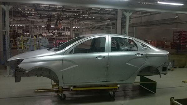 Первый кузов Lada Vesta