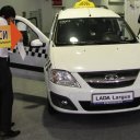 Ларгус такси на выставке MOBI 2012